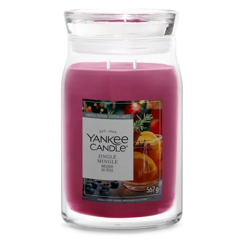 Candela Giara Grande Yankee Candle Signature Jingle Mingle