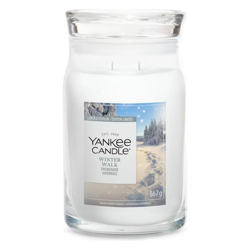 Candela Giara Grande Yankee Candle Signature Winter Walk