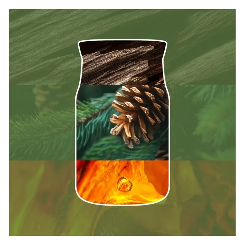 Candela Votiva in Vetro Yankee Candle Signature Balsam & Cedar Fireside