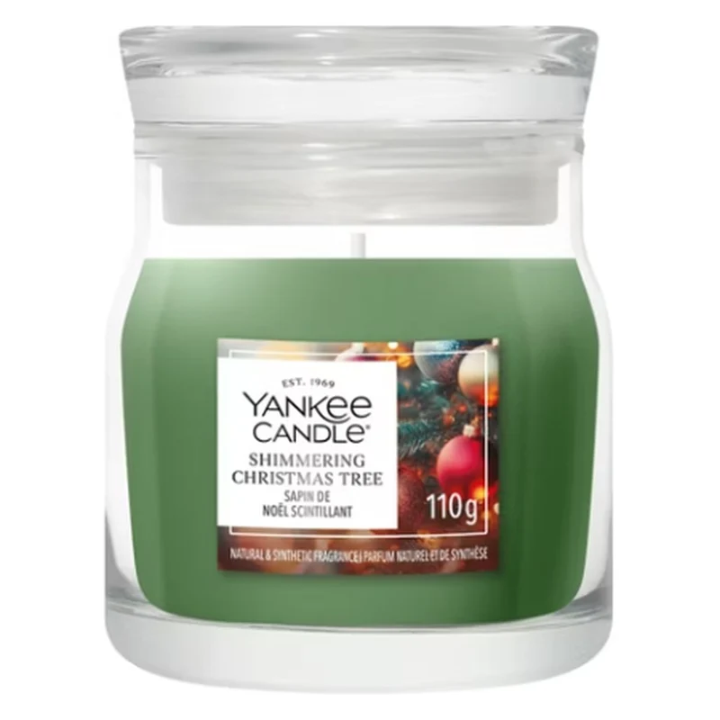 Candela Giara Piccola Yankee Candle Signature Shimmering Christmas Tree