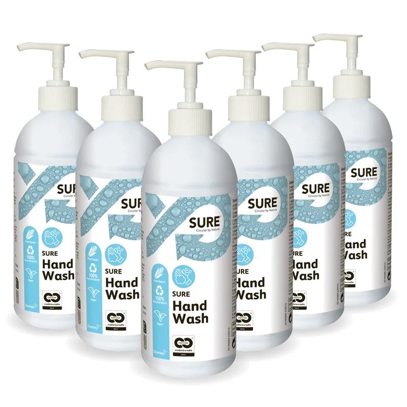 Sapone lavamani vegetale al limone Diversey SURE Hand Wash 6x500 ml DISPONIBILE IN 7 GIORNI LAVORATIVI