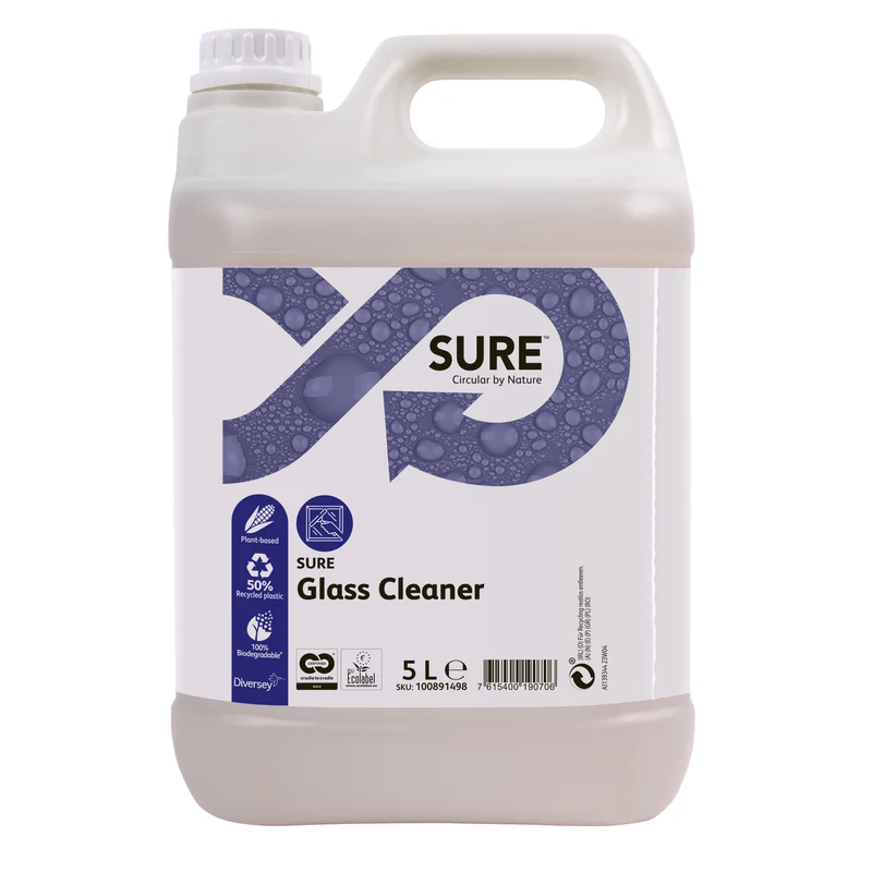 Detergente per vetri e multiuso Diversey SURE Glass Cleaner 5 litri DISPONIBILE IN 7 GIORNI LAVORATIVI