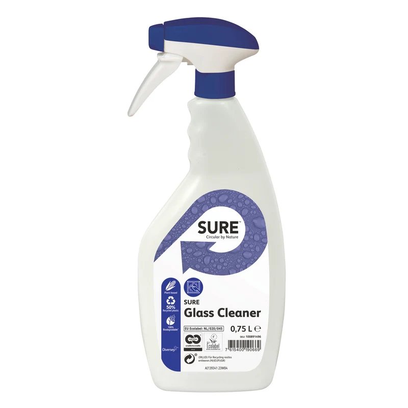 Detergente per vetri e multiuso Diversey SURE Glass Cleaner 6x750 ml DISPONIBILE IN 7 GIORNI LAVORATIVI