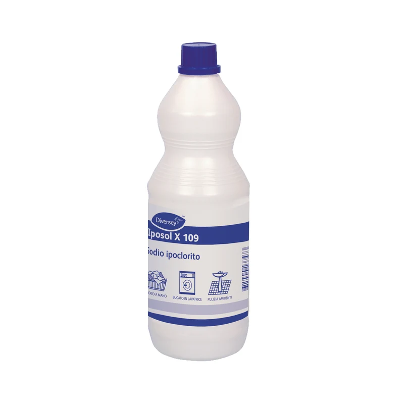 Sodio ipoclorito multiuso Diversey Iposol X109 1 litro DISPONIBILE IN 7 GIORNI LAVORATIVI
