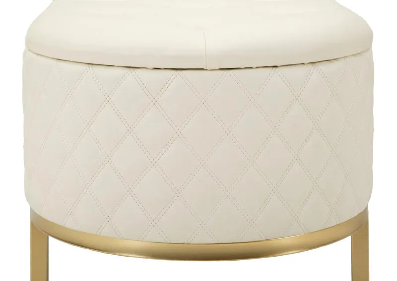 Panca con Cassetti Sharon 120x40x43 cm in Pino e MDF e Metallo e Plastica