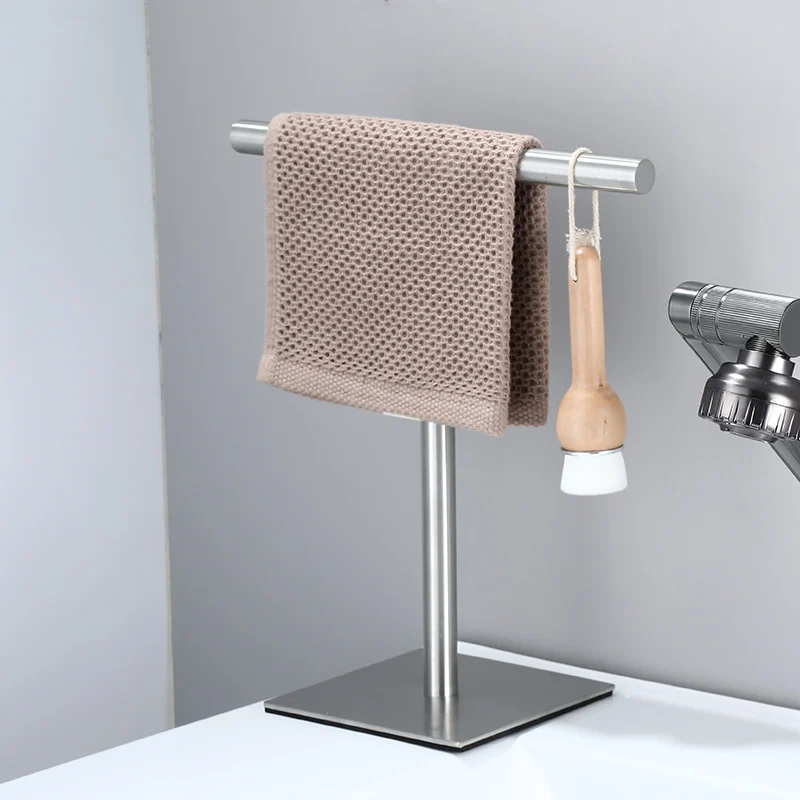 Versatile Freestanding Towel Rack for Bathroom and Kitchen