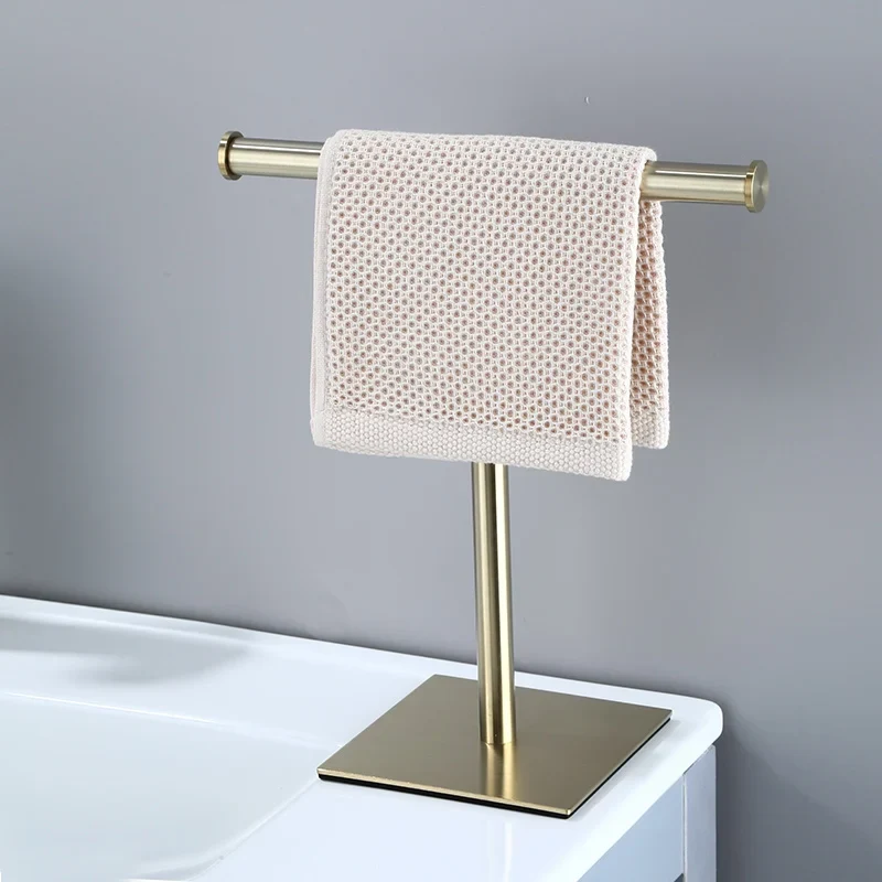 Versatile Freestanding Towel Rack for Bathroom and Kitchen