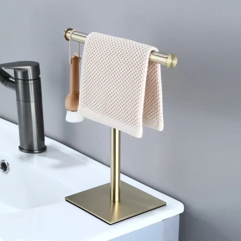 Versatile Freestanding Towel Rack for Bathroom and Kitchen