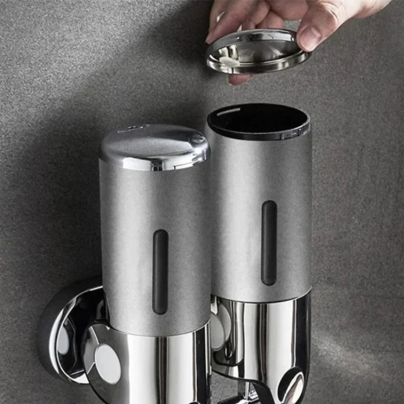 Elegant Wall-Mounted Soap Dispenser – Designed for Modern Bathrooms
