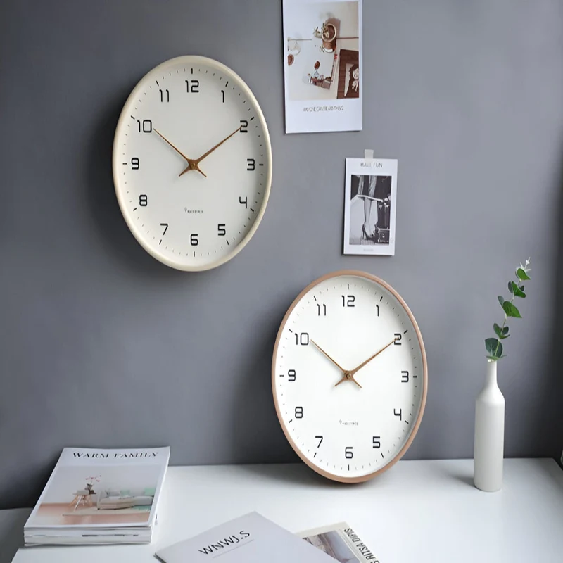 Elegant Nordic Silent Wall Clock