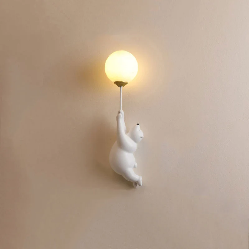 Soft Glow Bear Balloon Wall Lamp