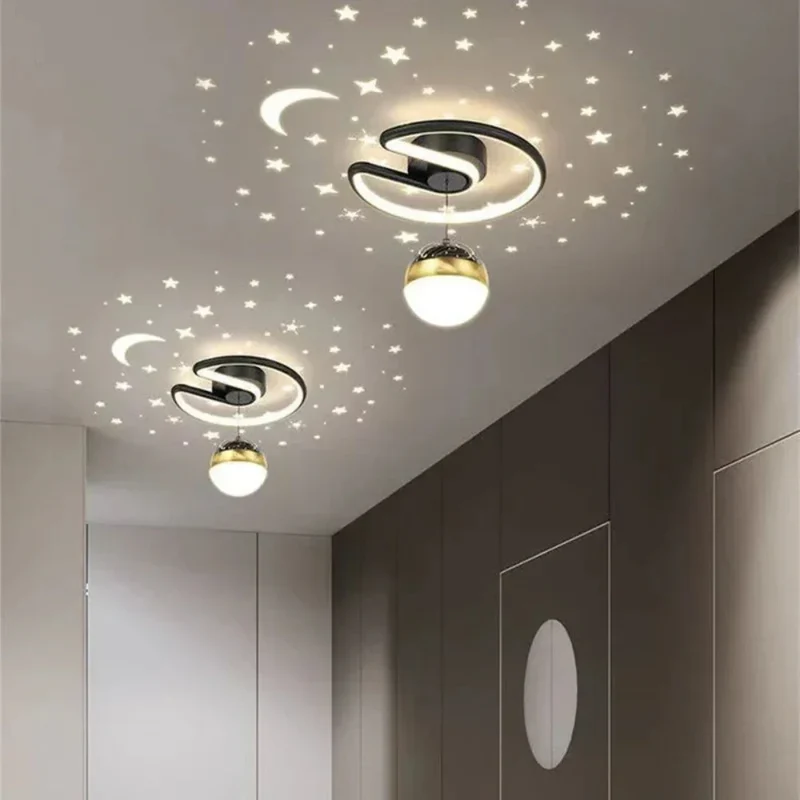 Ethereal LED Ceiling Lamp with Dimming Function – Imitating Starry Sky