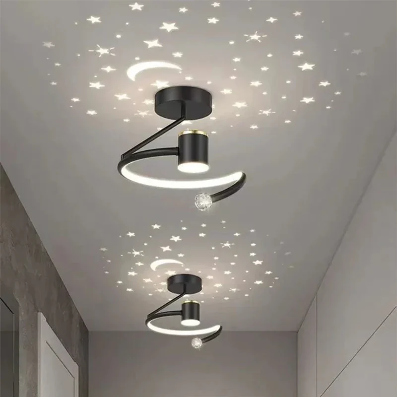 Ethereal LED Ceiling Lamp with Dimming Function – Imitating Starry Sky