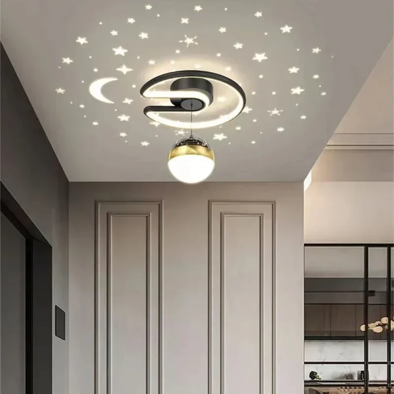 Ethereal LED Ceiling Lamp with Dimming Function – Imitating Starry Sky
