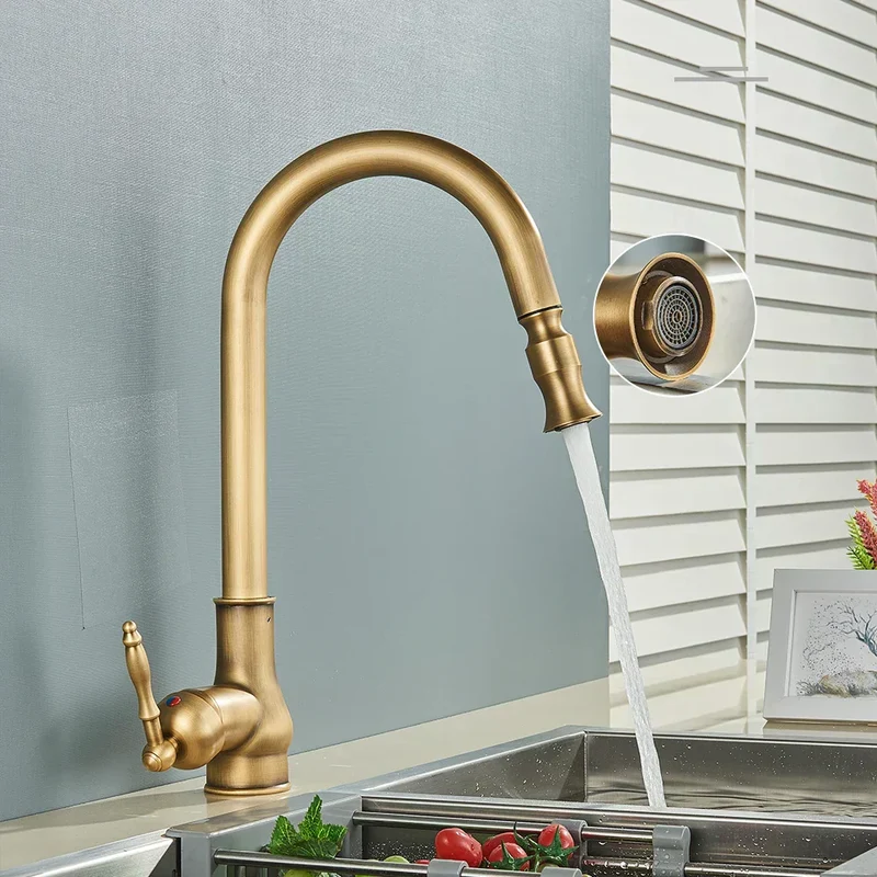 Timeless Antique-Style Kitchen Faucet