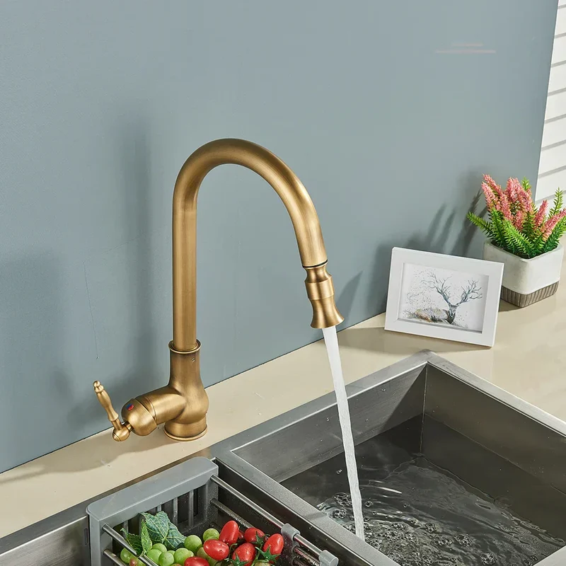 Timeless Antique-Style Kitchen Faucet