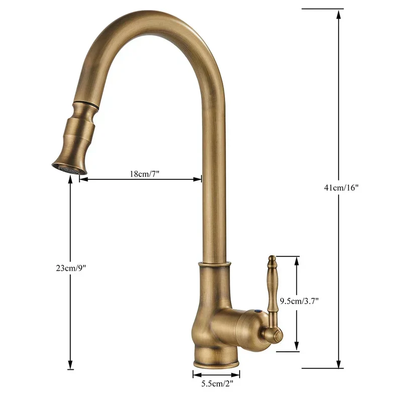 Timeless Antique-Style Kitchen Faucet