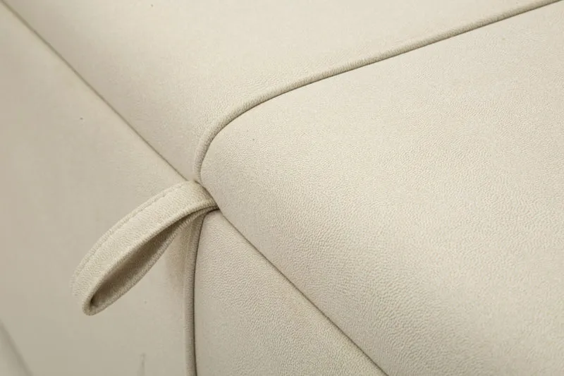 Panca con Contenitore Bauty 130x45x45 cm in Pino e MDF e Metallo