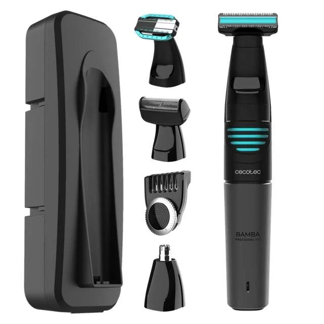 Cecotec Bamba PrecisionCare Extreme 5 in 1 Rasoio Multifunzione - Lame in Acciaio Inox - Batteria al Litio - Autonomia fino a 60min