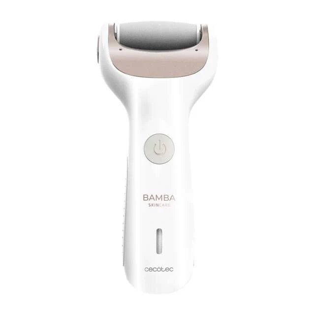 Cecotec Bamba SkinCare Silky Limapiedi Elettrica - Batteria al Litio Ricaricabile - Modalità con Cavo e Wireless - Rulli di Diversi Grammi