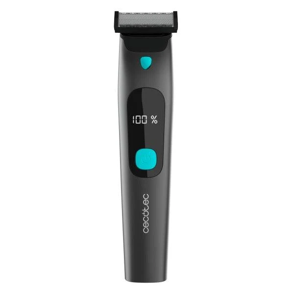Cecotec PrecisionCare OneShave Screen Rasoio Rifilatore Multifunzione - Autonomia fino a 1.5h - IPX7 - Include Pettini Guida - Lame in Acciaio Inox - Colore Grigio Scuro