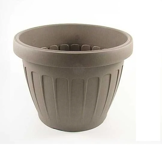 Vaso Bianco 40cm Tortora 31084 Bama