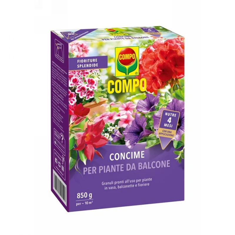 CONCIME A LENTA CESSIONE PER PIANTE DA BALCONE 850GR