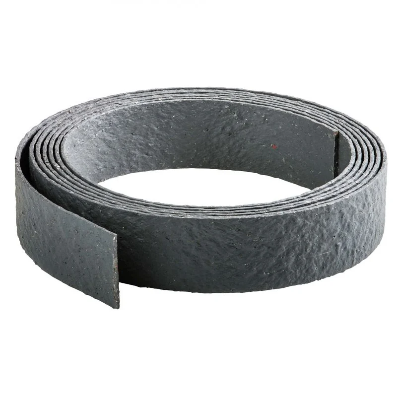 BORDO FLESSIBILE ORNAMENTALE ROCKS M.10 - H.12CM GRIGIO