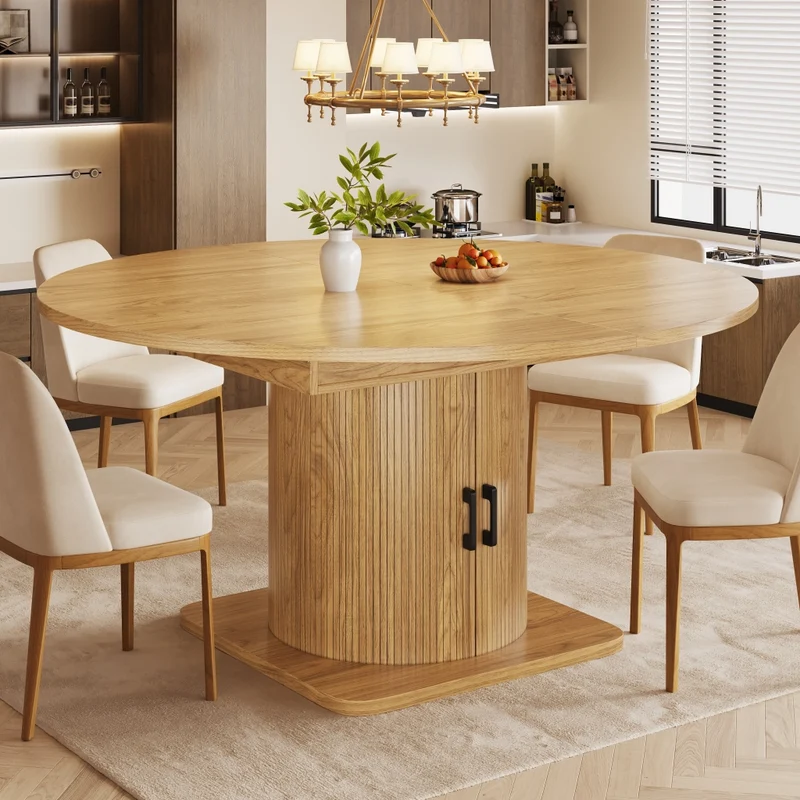 Tavolo bar con contenitore allungabile 120-197 cm; MDF nero; isola cucina salvaspazio
