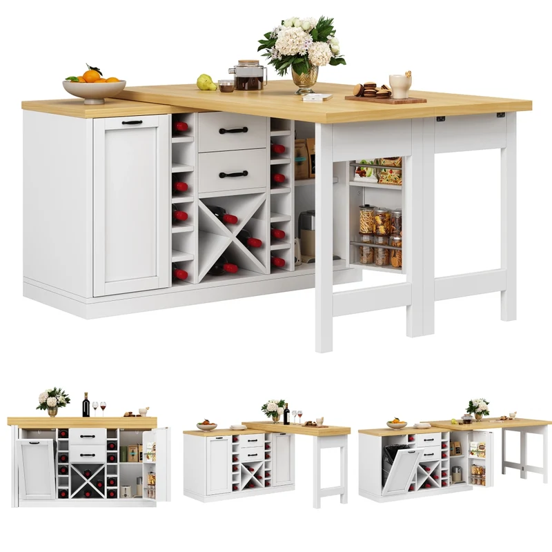 Tavolo da pranzo ovale allungabile con contenitore; 110–149;8 x 110 x 75 cm; MDF e metallo; nero opaco