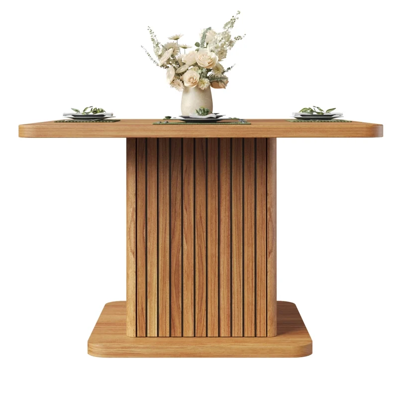 Tavolo da pranzo allungabile da 140 a 180 cm con contenitore interno; MDF e metallo; nero effetto marmo