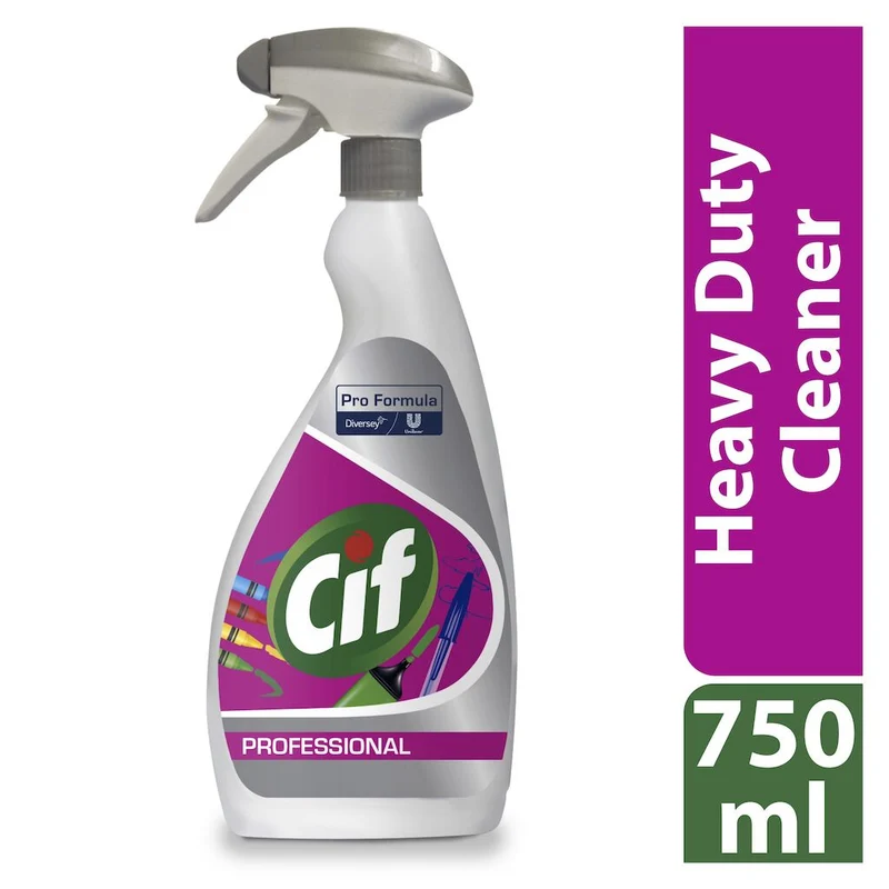Detergente per pulizia inchiostro e unto Cif Heavy Duty Cleaner 6x750 ml