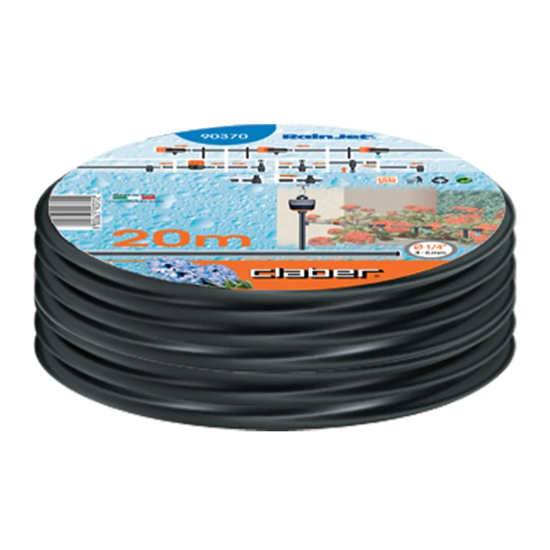 Tubo capillare 1/4" per impianti irrigazione 20 mt Claber