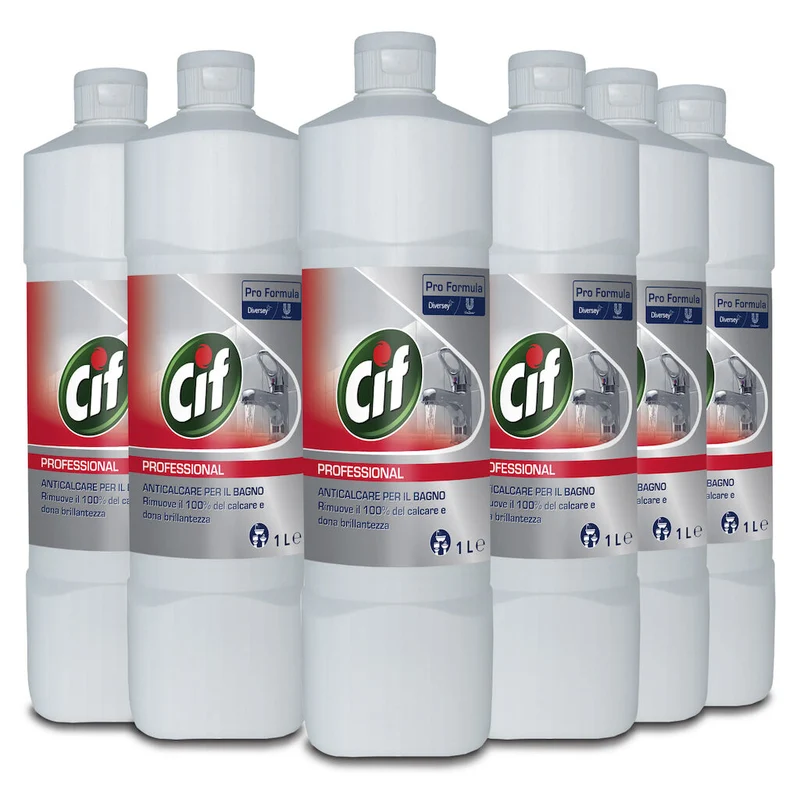 Disincrostante per bagno Diversey Cif Anticalcare Bagno 6x1 lt
