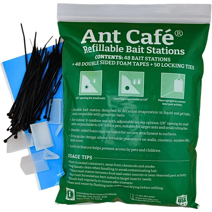 Ant Cafe Indoor Bait Stations - Bag of 48 Stations