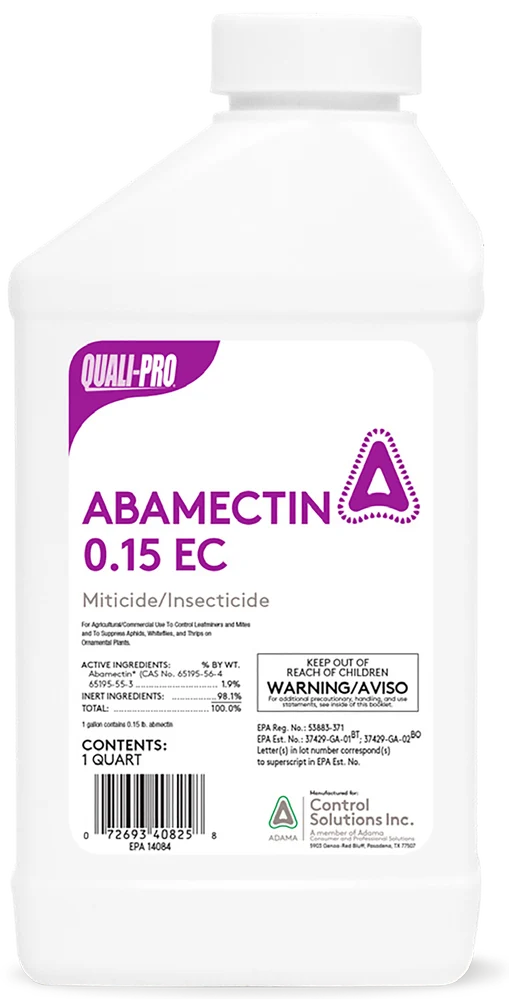 Abamectin 0.15 EC Insecticide & Miticide