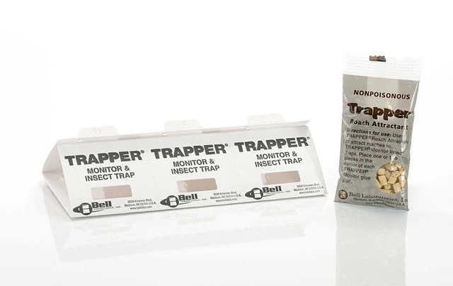 Trapper Monitor and Trap with Roach Attractant Tablets