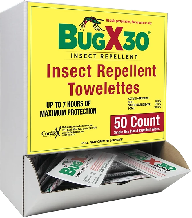 Bug X 30 Towelettes