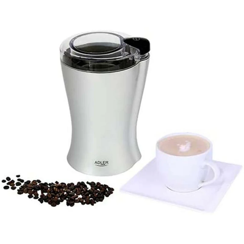 Macina Caffe Macinino Elettrico Spezie Legumi Macinacaffe Lame Acciaio 150W