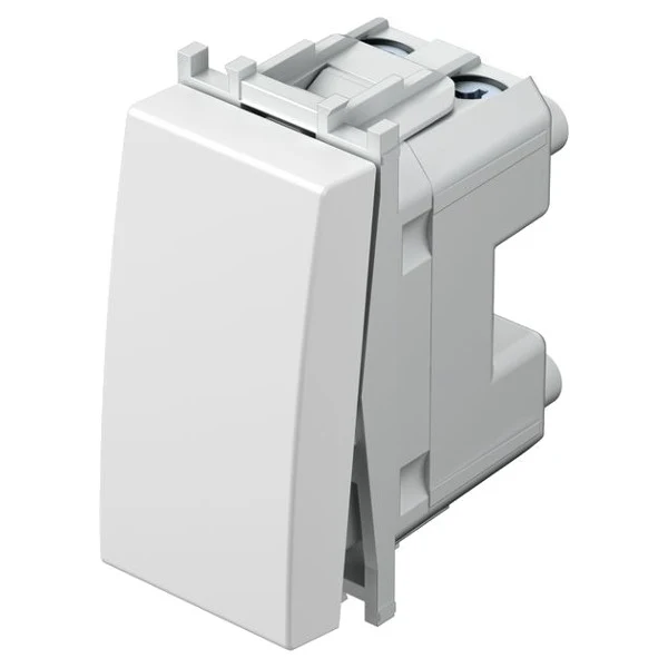 Interruttore Unipolare TEM Modul 16A Bianco Lucido – SM10PW-U