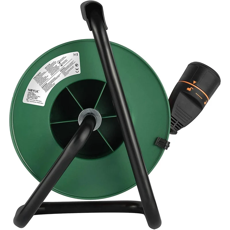 Avvolgitubo Con Prolunga Elettrica Giardino 25mt Presa Electrablock Electraline