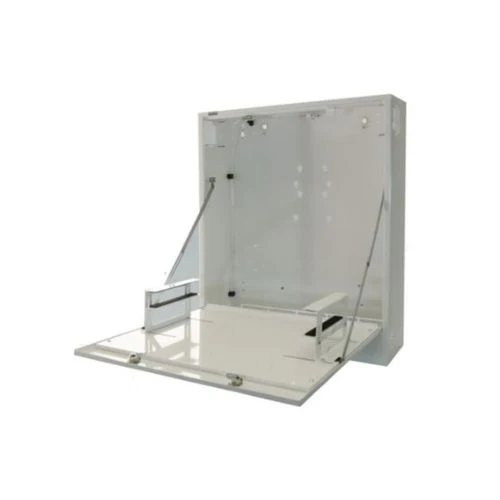 Armadio Metallico per Videosorveglianza Helman Medium con Doppia Serratura Bianco – 1QB08