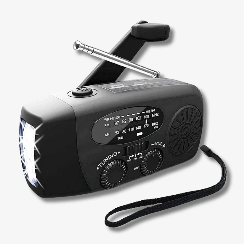 Radio d'urgence multifonctionnelle - Compacte & Innovante