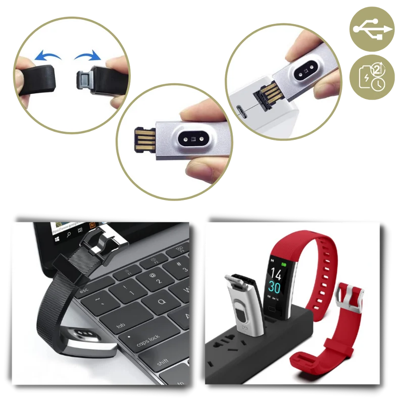 Montre Intelligente Seniors - Suivi Santé Avancé et Facile d'Utilisation