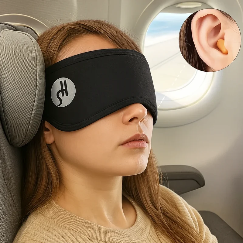 Masque de Sommeil Anti-Bruit - Confort Total