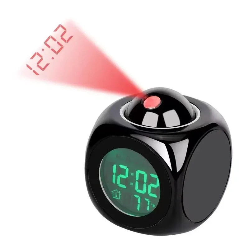 Réveil numérique ProjecTime - Horloge LED avec Projection