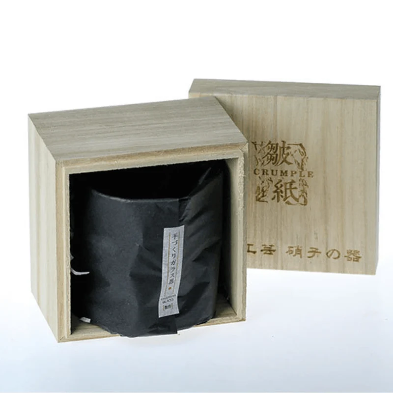 Verre à Whisky Japonais - Design Froissé Unique