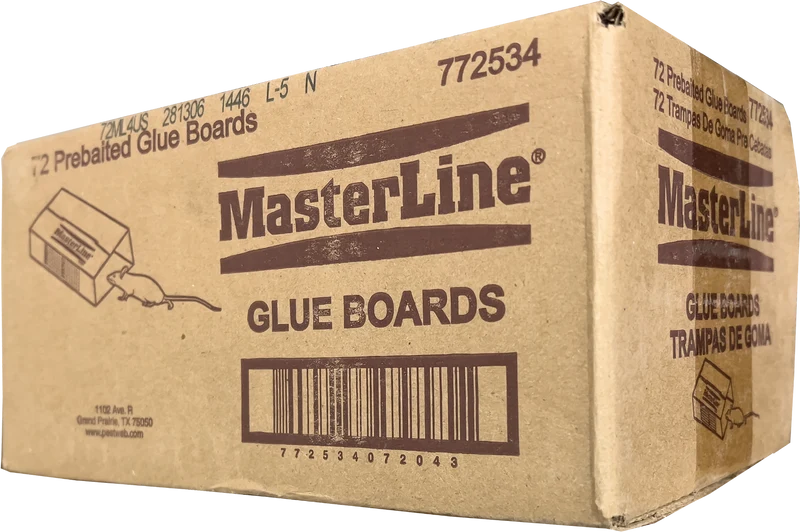 MasterLine Glue Traps - Unscented (72 Traps)