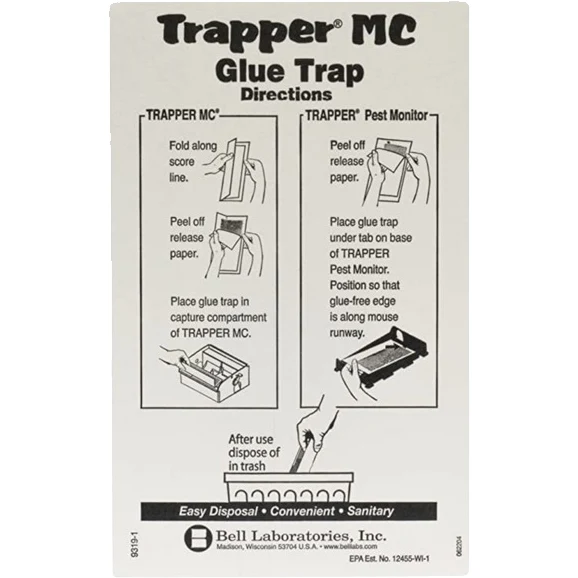 TRAPPER Multiple Catch Glue Board Insert - 48 Traps