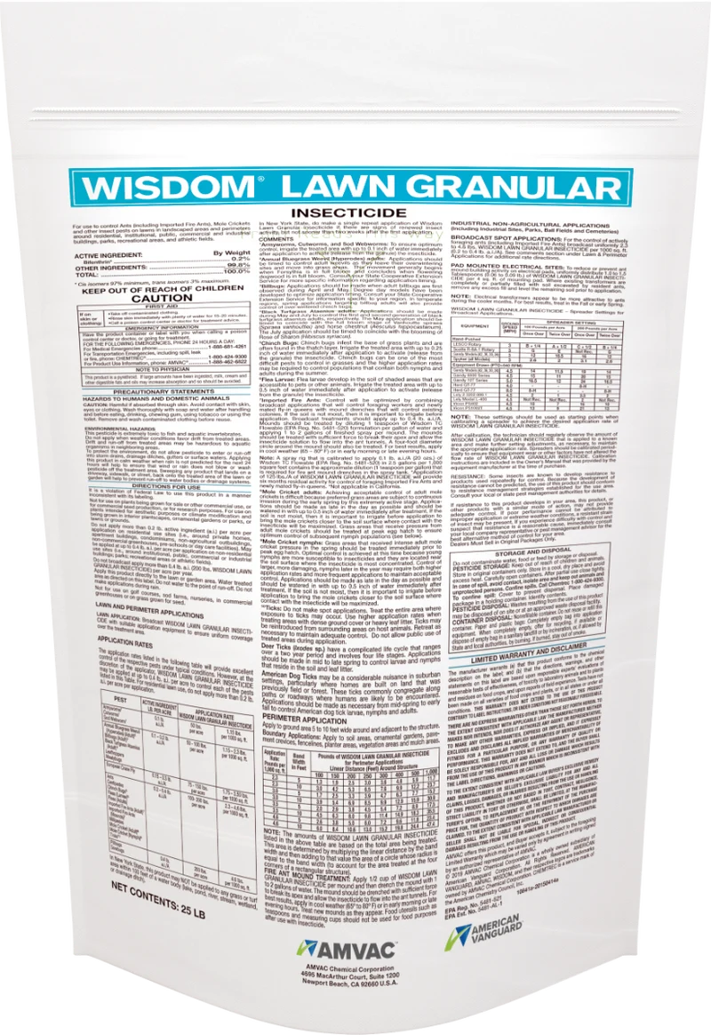 Wisdom Lawn Granular Insecticide